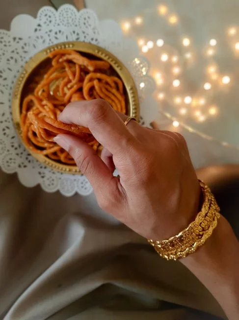 Gold Plated Coin Bangles Set