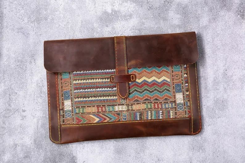 Leather Portfolio Document Case
