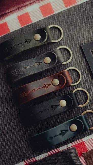 Hand-Polished Leather Key Organizer
