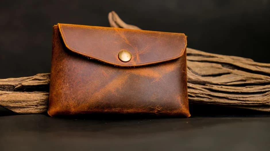 Kanpur Full-Grain Leather Coin Tray