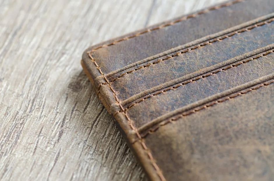 Hand-Stitched Leather Coaster Set